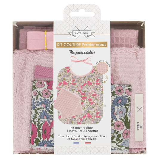 Com'1 Idée - Kit premier repas bébé | Rose