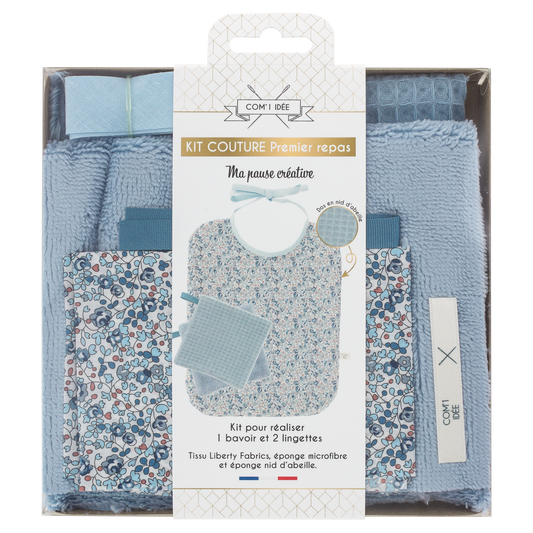 Com'1 Idée - Kit premier repas bébé | Bleu