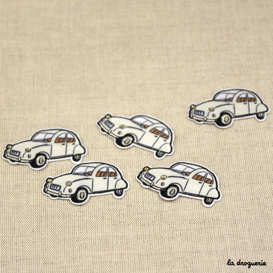 LA DROGUERIE - Ecusson voiture 2 CV 53 mm