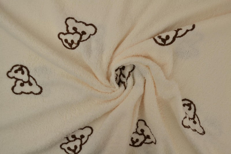 Polaire teddy brodée