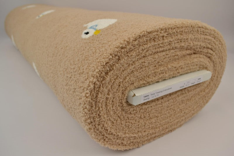 Polaire teddy brodée