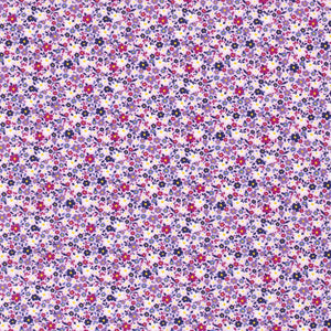 Popeline de coton imprimé fleuris Oekotex