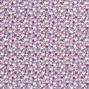 Popeline de coton imprimé fleuris Oekotex