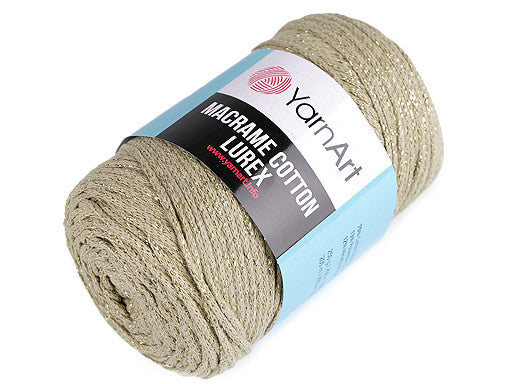 Macramé coton lurex Yarnart 250g