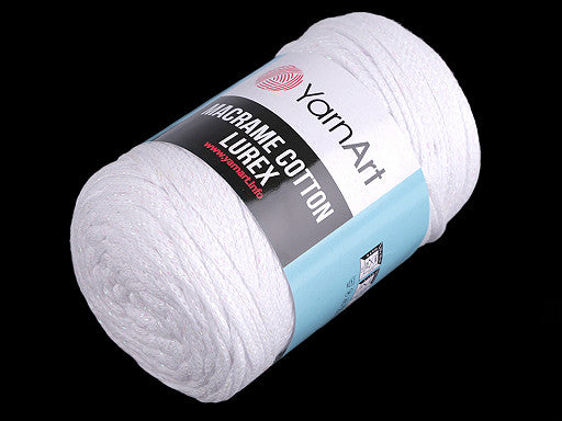 Macramé coton lurex Yarnart 250g