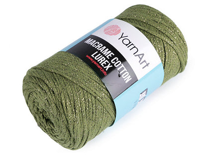 Macramé coton lurex Yarnart 250g