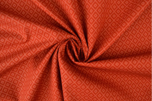 Baumwollpopeline mit geometrischem Print