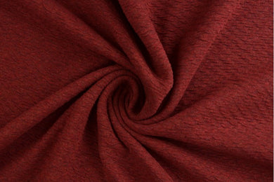 Oekotex melierter, doppelseitiger Jersey mit Falten